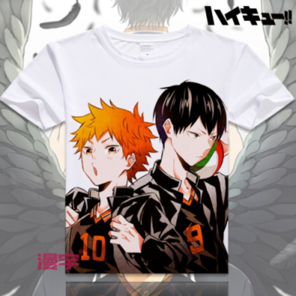 Haikyuu T-shirt Shoyo Hinata Kageyama 41.7“ Bust